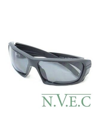 Очки Rollbar Black (очки с усиленной оправой в комплекте: прозрачные и затемненные линзы цвет черный) 9018-03