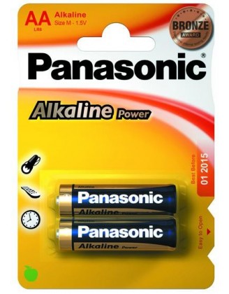 Батарея Panasonic ALKALINE POWER AA BLI 2