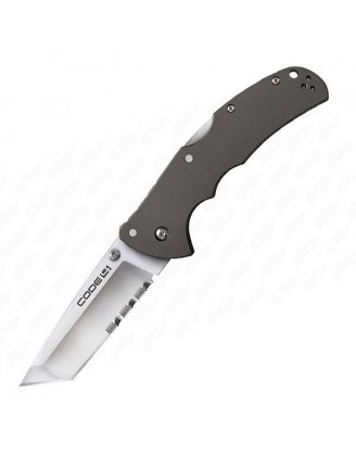 Нож Cold Steel Code-4 Tanto Point Half Serr.