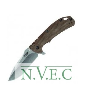 Нож KAI ZT HINDERER FLIPPER, BROWN 0561 - USA ц:коричневый