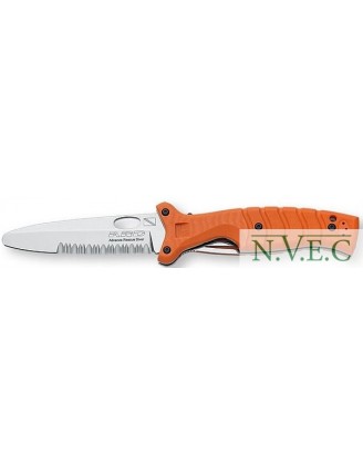Нож Fox ADVANCE Combat Rescue A.R.D. Orange handle