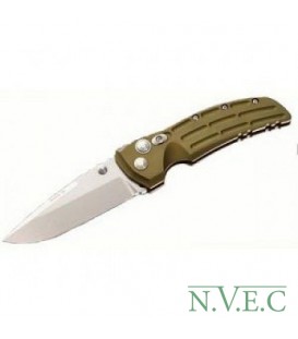Нож Hogue EX-01 Tactical Folding Knife (алюминий, зелёный, 4", Tanto)