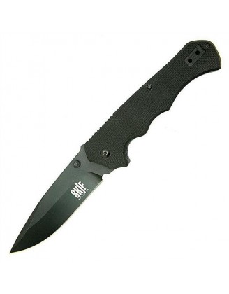 Нож SKIF 566BL liner lock folder 440С,G-10 ц:черный