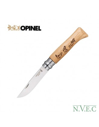 Нож Opinel 8 VRI Форель, дуб