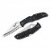 Нож Spyderco Endura, FRN черный, серрейтор