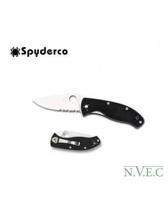 Нож Spyderco Tenacious, G-10, полусеррейтор