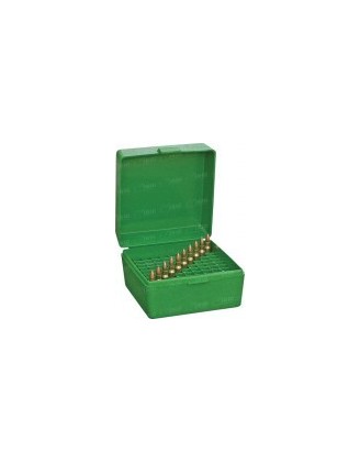 Кейс MTM д/патрон. 243 308win. зелен.100шт. Кейс MTM д/патрон. 243 308win. зелен.100шт.