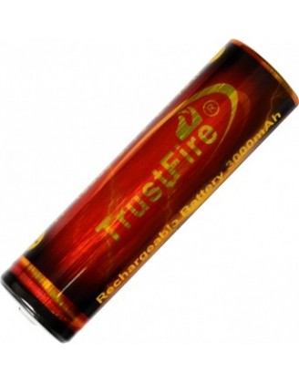 Аккумулятор литиевый Li-Ion 18650 TrustFire 3.7V (3000mAh), незащищенный