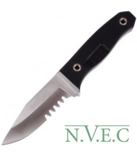 Нож Gerber Carbon Fixed Blade, рукоятка карбон (длина: 21.4cm, лезвие: 10.5cm), зубчатый
