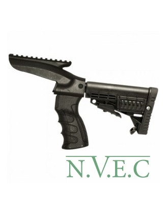 Рукоятка пистолетная CAA Integrated Pistol Grip + Upper Picatinny Rail, Buffer Tube + Stock (рукоятка с Picatinny, переходник, т