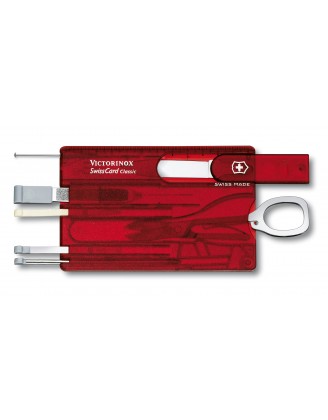 Набор Victorinox SWISSCARD  (82х54х4мм, 9 функций), красный 0.7100.T