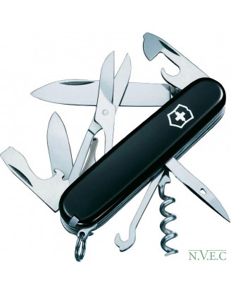 Нож складной, мультитул Victorinox CLIMBER (91мм, 14 функций), черный 1.3703.3