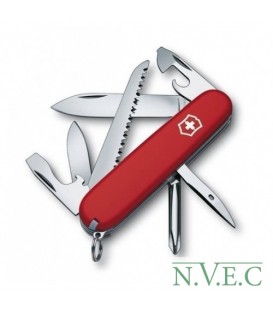 Нож складной, мультитул Victorinox HIKER (91мм,12 функций), красный 1.4613