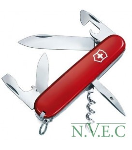Нож складной, мультитул Victorinox SPARTAN (91мм, 12 функций), красный 1.3603
