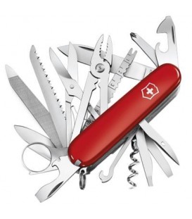 Нож складной, мультитул Victorinox SWISSCHAMP (91мм,33 функций), красный 1.6795