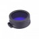 Диффузор фильтр для фонарей Nitecore NFB60 (60mm), синий