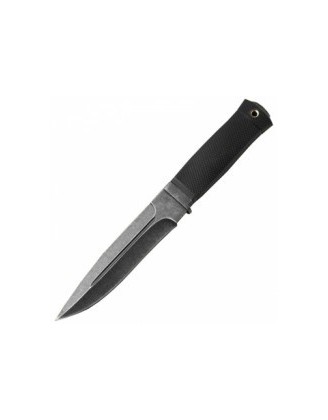 Нож фиксированный с кожанным чехлом (длина: 28.0см, лезвие: 16.0см)
