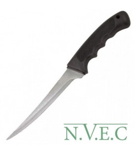 Нож фиксированный с  пластиковым чехлом (длина: 30.0см, лезвие: 17.0см)
