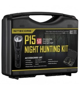 Набор для ночной охоты Nitecore P15, в подарочном кейсе