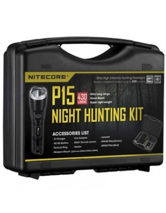 Набор для ночной охоты Nitecore P15, в подарочном кейсе Набор для ночной охоты Nitecore P15, в подарочном кейсе