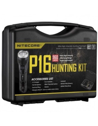 Набор для ночной охоты Nitecore P16, в подарочном кейсе Набор для ночной охоты Nitecore P16, в подарочном кейсе