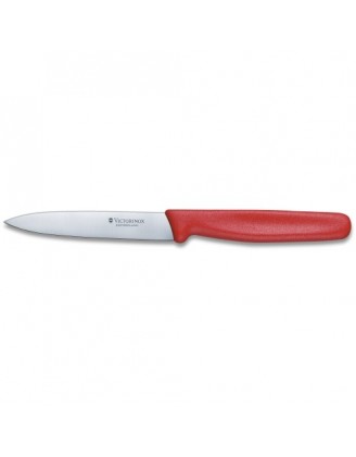 Нож бытовой, кухонный Victorinox (длина: 210мм, лезвие: 110мм), красный 5.0701