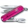 Нож складной, мультитул Victorinox CLASSIC EDELWEISS (58мм, 7 функций), розовый 0.6203.Т5