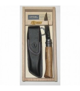 Нож Opinel 8VRI кож.чехол в пенале