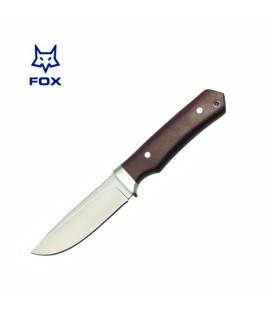 Нож Fox Black Fox Hunting Knife w/leather sheath