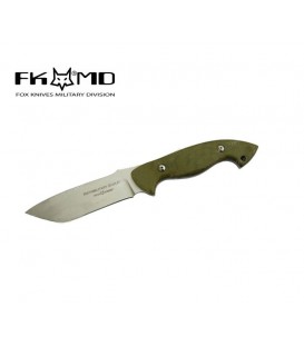 Нож Fox HOSSOM HUNTER FIXED BLADE MICARATA GREEN / ITALY