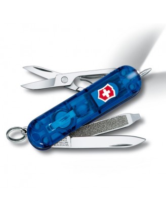 Нож Victorinox Signature Lite blue с ручкой, прозрачный 0.6226.T2