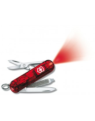 Нож Victorinox Signature Lite Rubi с ручкой, прозрачный 0.6226.T