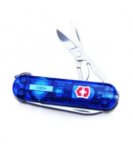 Нож Victorinox SwissLite Sapphire, прозрачный синий 0.6228.T2