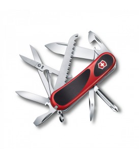 Нож Victorinox Delemont, EvoGrip 18, 85 мм, красный/черный, (блистер) 2.4913.CB1