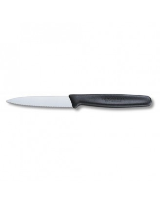 Нож кухонный Victorinox с волнистым лезвием,черный нейлон 5.0633