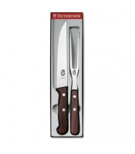 Набор кухонный Victorinox, нож+вилка, розовое дерево 5.1010.2