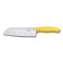 Нож кухонный Victorinox Santoku, ребристое лезвие, 17 cm, желтый, блистер 6.8526.17L8B