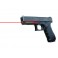 Лазерный целеуказатель LaserMax для Glock19 GEN4 красный лазер