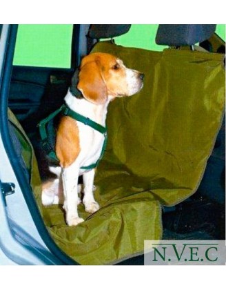 Автогамак - накидка VEKTOR  на автомобильные кресла для перевозки собак, однослойная, с водоотталкивающим PU покрытием