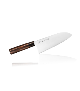 Нож Сантоку, сталь VG-10, 3 слоя, 170мм