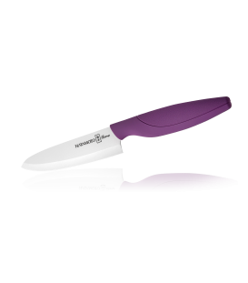 Нож шеф керамический 150мм, фиолетовая рукоять