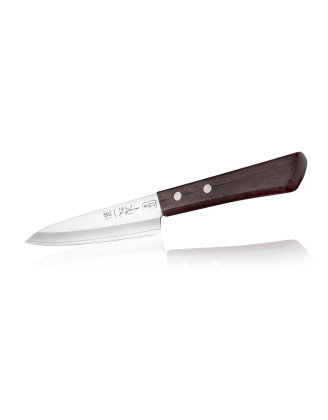 Универсальный нож,  сталь AUS-8/SUS410, 3слоя, 120мм, розовое дерево рукоять