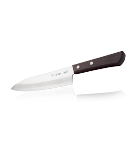 Универсальный нож,  сталь AUS-8/SUS410, 3слоя, 150мм, розовое дерево рукоять