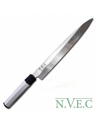 Сашими нож,  сталь 1K6, 240мм, рукоять алюминий-пластик
