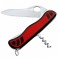 Нож складной, мультитул Victorinox SENTINEL One Hand (111мм, 3 функций), красно-черный 0.8321.MWC