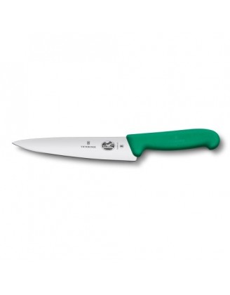 Нож бытовой, кухонный Victorinox Fibrox (лезвие: 190мм), зеленый 5.2004.19