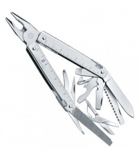 Нож складной, мультитул Victorinox SWISSTOOL (115мм, 27 функций), с кожанным чехлом 3.0327.L1