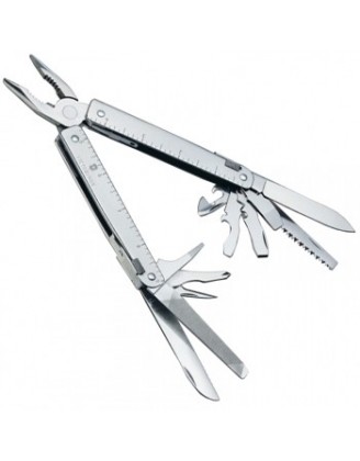 Нож складной, мультитул Victorinox SWISSTOOL (115мм, 27 функций), с кожаныйм чехлом 3.0323.L Нож складной, мультитул Victorinox SWISSTOOL (115мм, 27 функций), с кожаныйм чехлом 3.0323.L