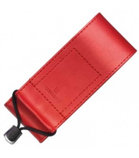 Чехол для ножей Victorinox SwissTool (111мм, 4 слоя) на липучке, кож. зам., красный 4.0482.1