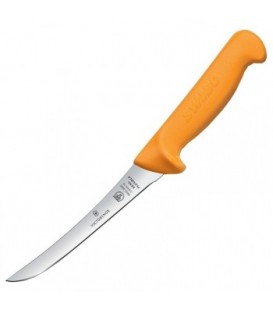 Нож бытовой, кухонный Victorinox Swibo Boning Semi-flex (лезвие: 130мм), желтый 5.8404.13